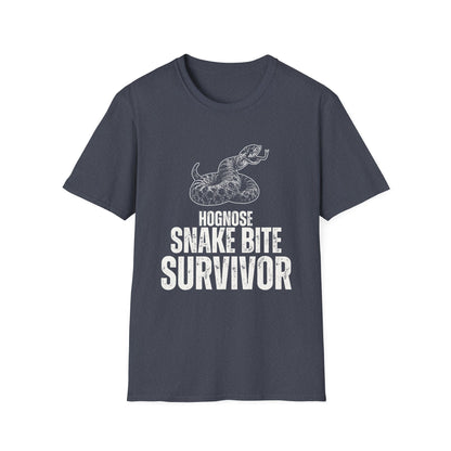 "Hognose Snake Bite Survivor" Unisex Softstyle T-Shirt