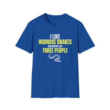 "I Like Hognose Snakes 2" Unisex Softstyle T-Shirt