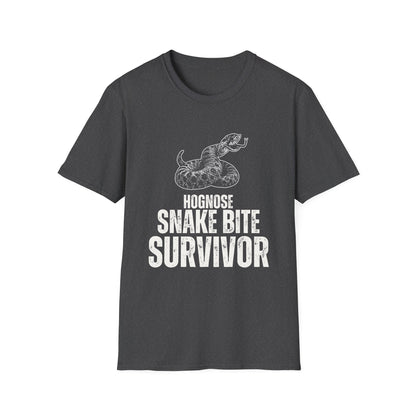 "Hognose Snake Bite Survivor" Unisex Softstyle T-Shirt