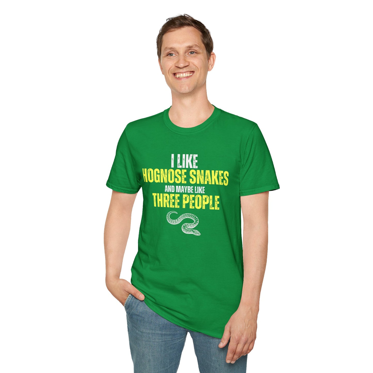 "I Like Hognose Snakes 2" Unisex Softstyle T-Shirt