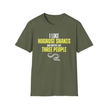 "I Like Hognose Snakes 2" Unisex Softstyle T-Shirt
