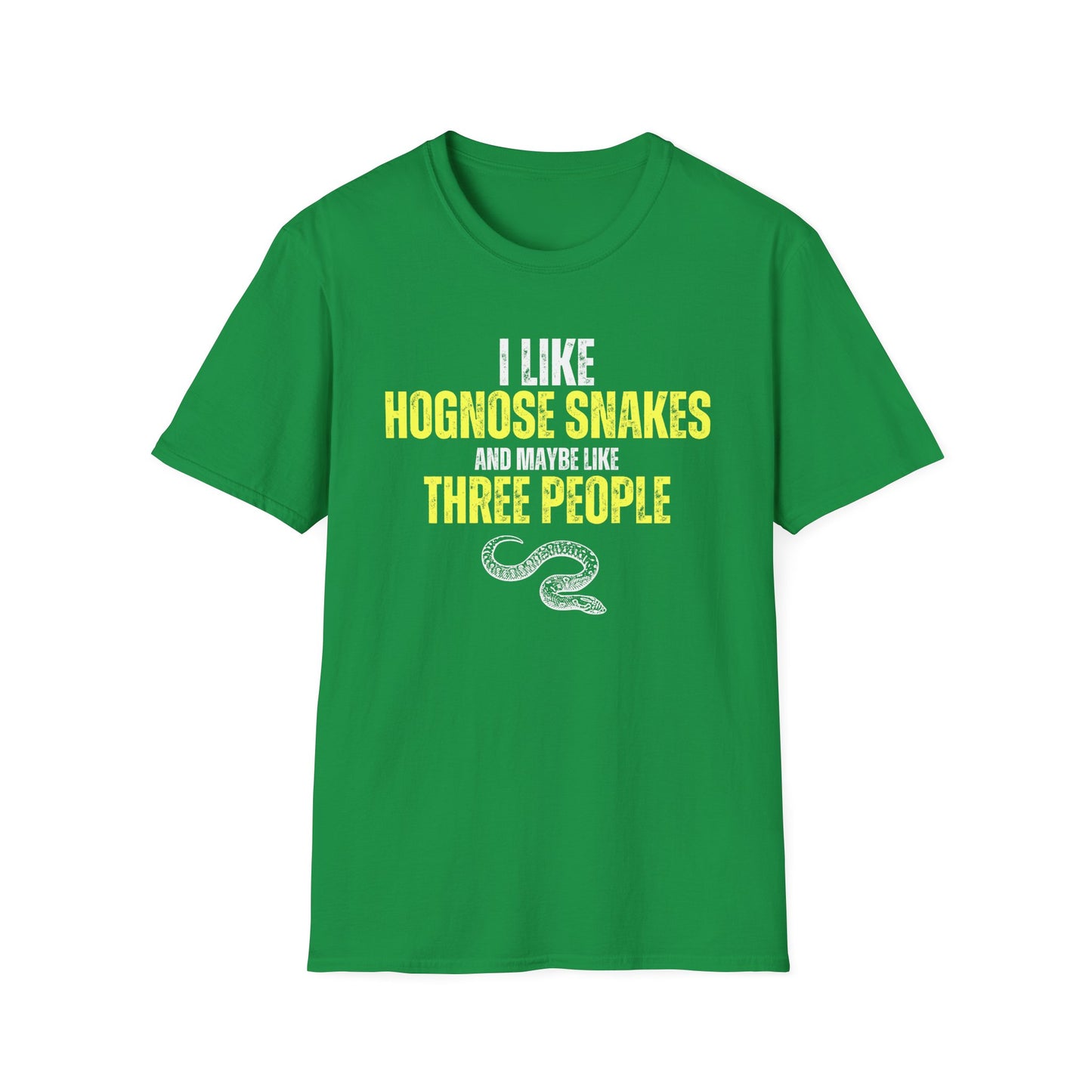 "I Like Hognose Snakes 2" Unisex Softstyle T-Shirt