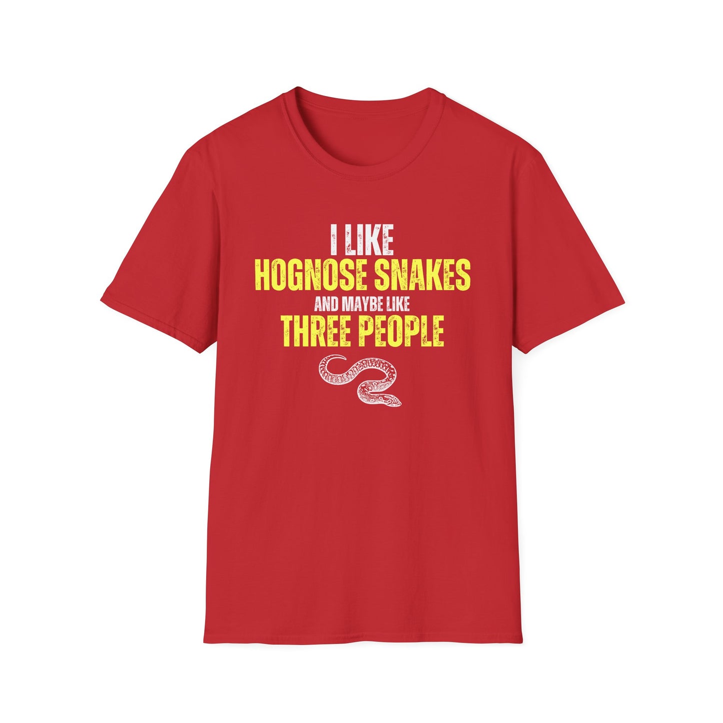 "I Like Hognose Snakes 2" Unisex Softstyle T-Shirt