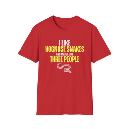 "I Like Hognose Snakes 2" Unisex Softstyle T-Shirt