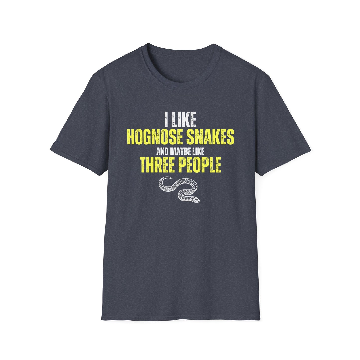 "I Like Hognose Snakes 2" Unisex Softstyle T-Shirt