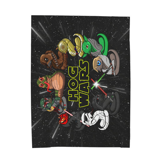 Hog Wars Velveteen Plush Blanket