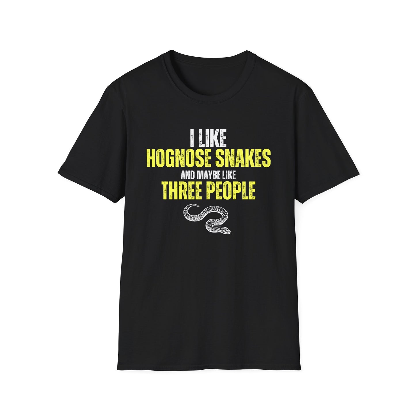 "I Like Hognose Snakes 2" Unisex Softstyle T-Shirt