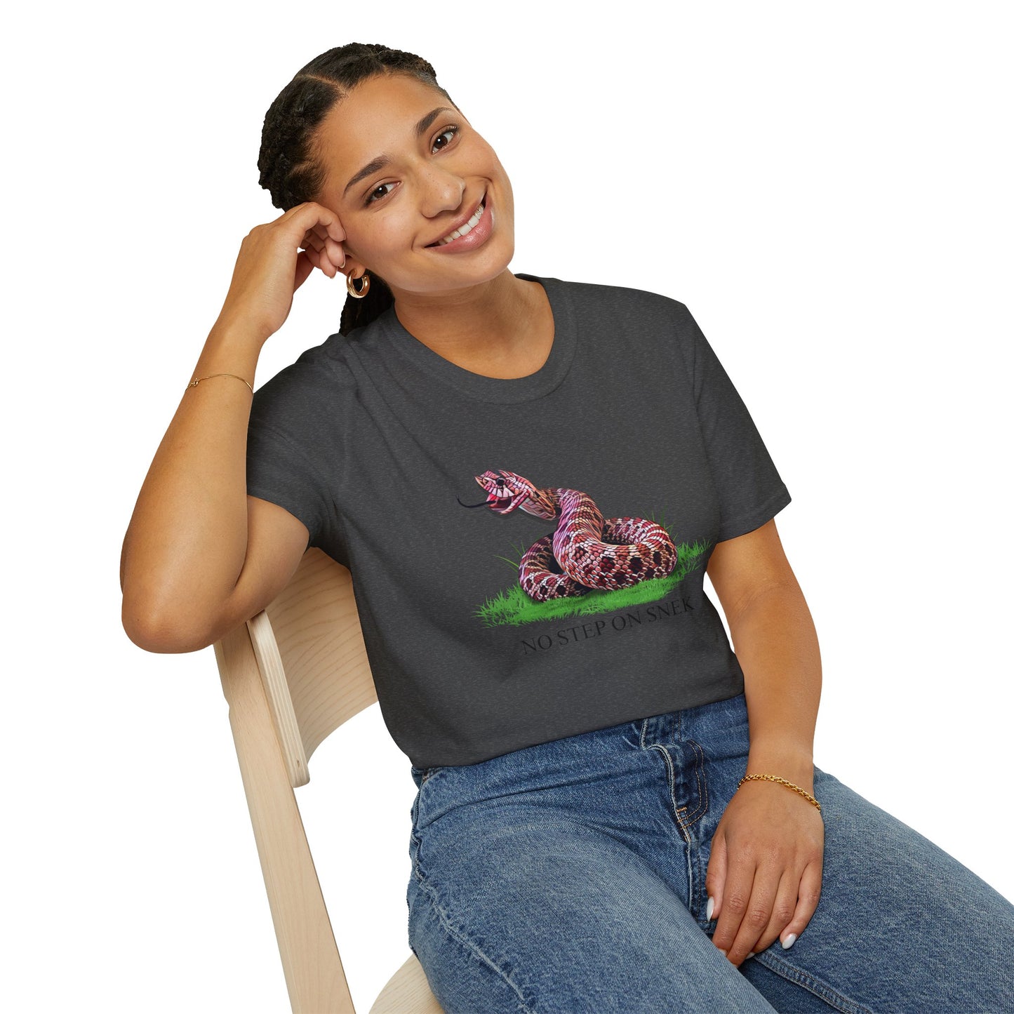 "No Step On Snek" Hognose Unisex Softstyle T-Shirt