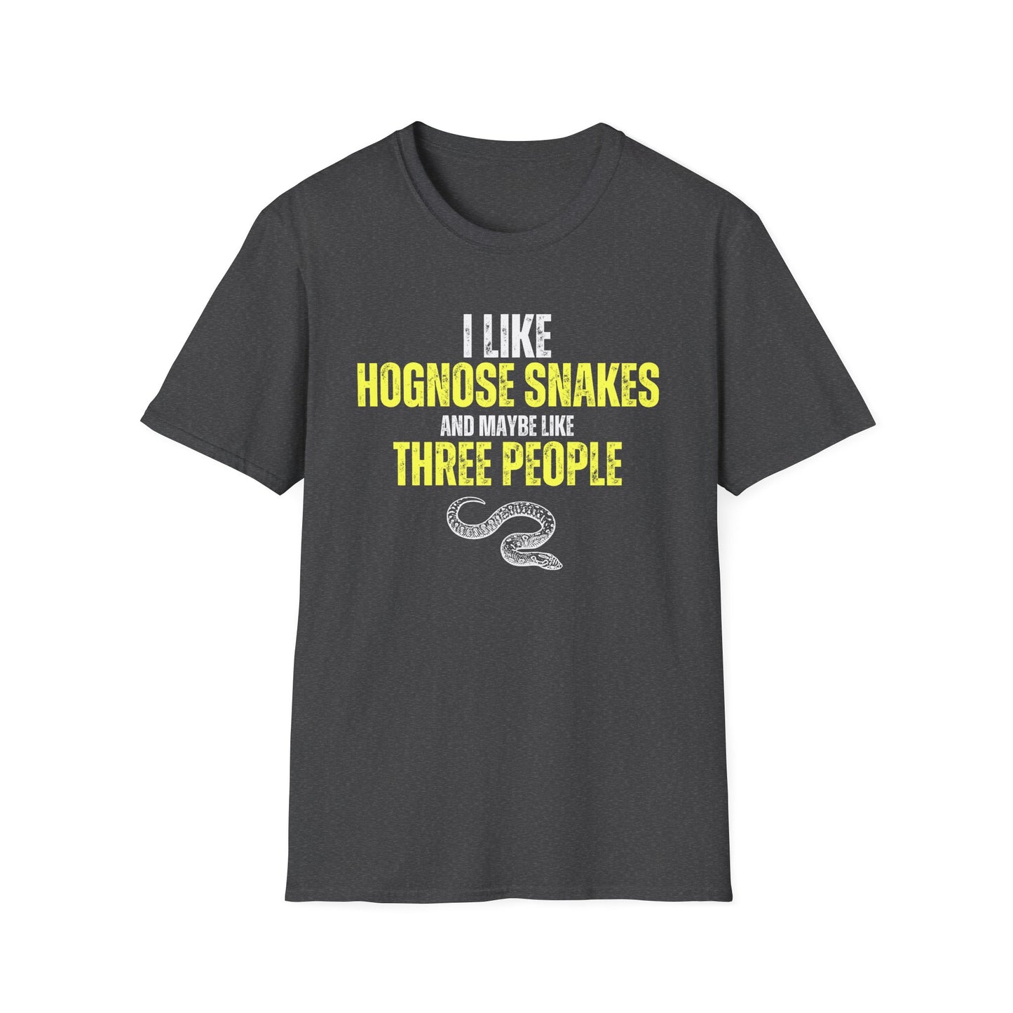 "I Like Hognose Snakes 2" Unisex Softstyle T-Shirt