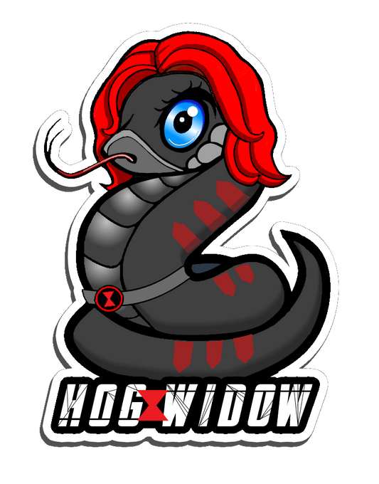 Hog Widow Sticker