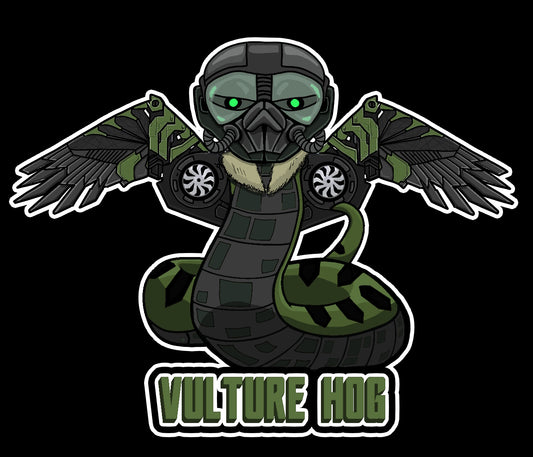 Vulture Hog Sticker